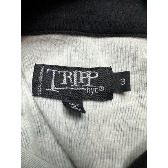 Y2K Skater TRIPP NYC Skull AOP Collared Button Up Size Medium - Picture 4 of 6